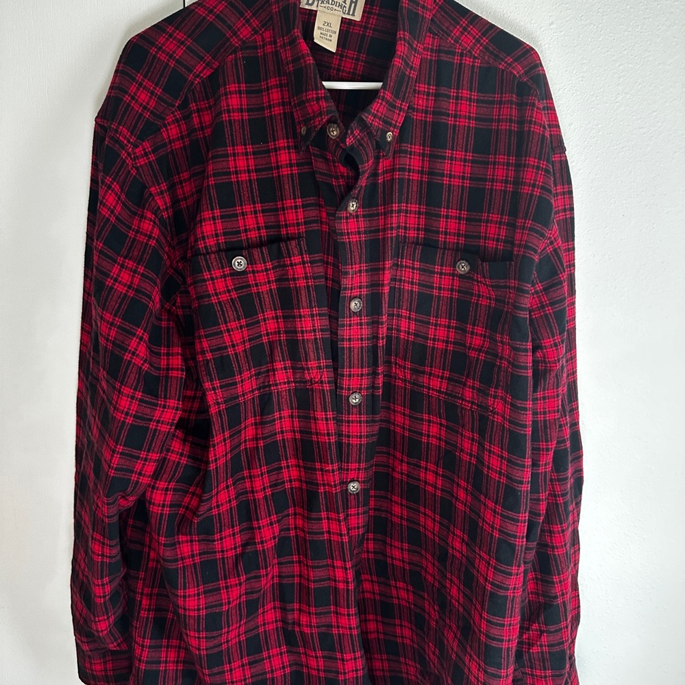 Duluth black and red flannel
